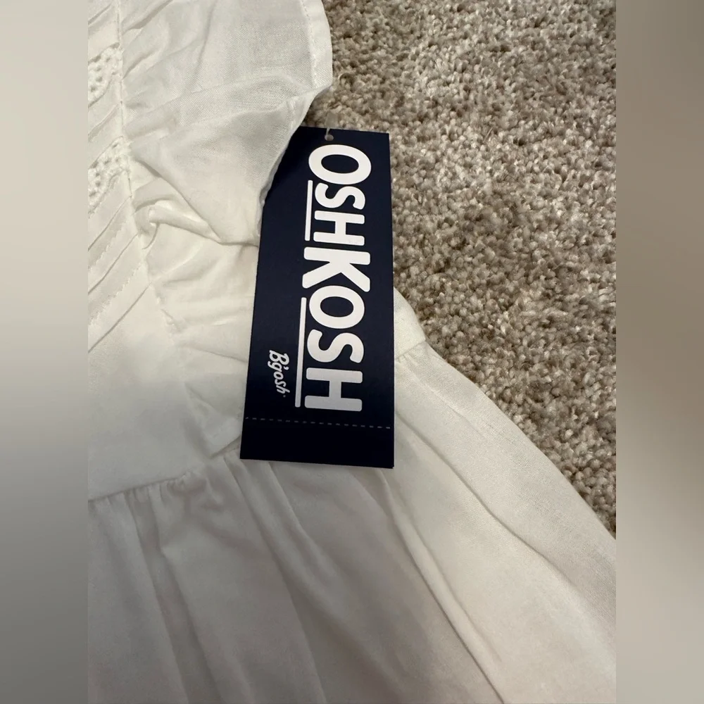 OshKosh B'gosh Ruffled White‎ Dress